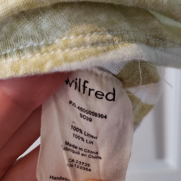 Aritzia Wilfred Low Armhole Linen Top - Picture 6 of 7